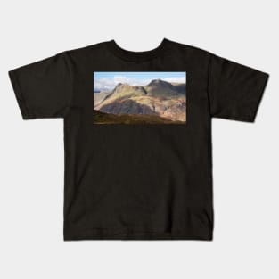 Langdale Pikes from Lingmoor Kids T-Shirt